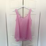 CAbi Rotation Tank Top V-Neck Bubblegum Pink Pastel Flowy Tank Size Large Photo 6
