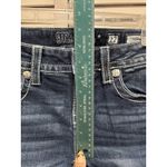 Miss Me  Crop Denim Jeans Sequins/Embroidered/Gems Logo Size 27‎ Western/Boho Photo 1