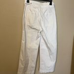 Hudson Jeans Hudson White Wide leg Cropped Jeans with Belt Photo 4