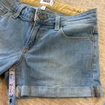 Paige Jimmy Jimmy Denim Shorts Womens Size 23 Cuffed Hem Light Wash Casual Photo 9