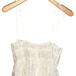 For Love & Lemons Lorena Maxi Gown Dress White Size L Photo 10