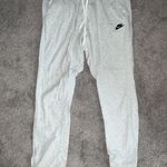 Nike white  sweatpants Photo 0