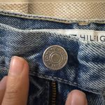 Tommy Hilfiger Vintage High-waisted  Jean Skirt, size 4, medium wash preowned Photo 3