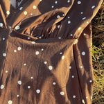 Loft  Brown Polka-Dot Jumpsuit Photo 2