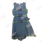 Wrangler Women  Blue Cowgirl Rodeo Hi-Low Dress Small Boho Cottage Farm Crotchet Photo 5