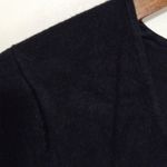 Jo Borkett Cashmere XXS Elbow Sleeve Scoop Neck Pullover Knit Sweater Top Black Photo 5