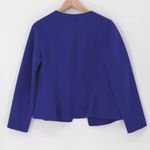 Talbots Cobalt Blue Wool Open Front Blazer Jacket Womens Office Corporate Size M Photo 1