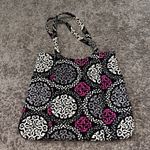 Vera Bradley  Black, Pink, and Gray Patterned Tote Photo 2