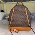 Michael Kors MICHAEL Brooklyn Monogram pattern backpack NWT Photo 6