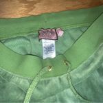 Juicy Couture  Gela Pam Velour Drawstring Tracksuit Pants Green Women's 14 Photo 4