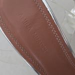 Amina Muaddi New  Begum Glass Heels Transparent Crystal Size 39 Photo 6