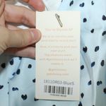 Choosy Light Blue Satin Polka Dot Dress Size Small Photo 5