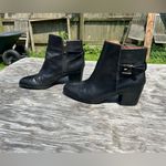 Louise et Cie Zalia Ankle Boot‎ Heel Zip Women's Black Boot 9 Leather Short Photo 1