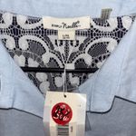 Simply Noelle  women’s L/XL linen and lace long sleeve shirt Photo 4