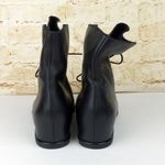 Stuart Weitzman Stepmistress Hidden Wedge Lace-up Bootie 6.5M Black Leather Goth Photo 6