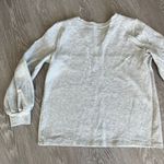 Ann Taylor  Sweatshirt Womens Medium Floral Embroidered Gray Photo 10