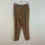 Banana Republic  Tan Elastic Waist Pull On Slim Leg Pants Size 8 Photo 4