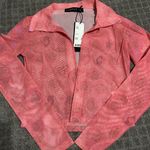 LIONESS Anything For Love Printed Flyaway Top NWT Size S Photo 4
