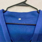 Generic Women's Summer Casual Solid Sleeveless Ruffle Elegant Blue Blouse Sz 2X‎ Photo 5