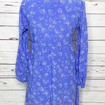 Old Navy Periwinkle Blue Pintuck Long Sleeve Swing Tunic Dress Size XS Photo 4