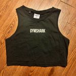 Gymshark  Black Sleeveless Top Cropped Tank Top Black Medium Photo 1