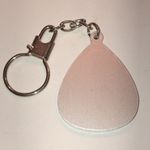 Silver Tone Star of David Keychain Key Holder Photo 4