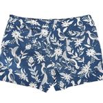 Loft Blue Floral Bird Print Chino Shorts Sz 6 Photo 4
