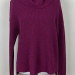 Eileen Fisher ‎ Sweater Womens XS Purple Yak Wool Turtleneck Long Sleeve Knit Photo 0