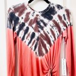 Young Fabulous and Broke  Dress XS NWT Long Sleeve Tie Dye Henna Pluto Photo 2