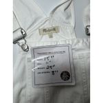 Madewell Straight Leg Denim Jeans Overalls Women Size SMALL White Photo 11