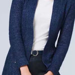 White House | Black Market  WHBM Cozy Sweater Blue Cardigan Large Photo 0