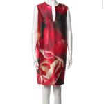 Nwot Nadeem khan floral print silk dress Size 6 Photo 7