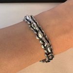 Dragon Bone Bracelet for Men Women,Streetwear Punk Hip Hop Unisex Style Silver Photo 6