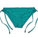 Ella Moss BNWT Women’s Size S Aqua Blue Tunnel Pant Side Tie Bikini Bottom Photo 0