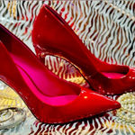 ALDO Red heels, sexy, patent! Size 9 Photo 0