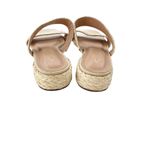 Joie  Niki Raffia Braided Straw Slip On Sandal Neutral Size 7.5 Photo 5