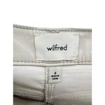 Wilfred Aritzia Women Pants Beige Melina Vegan Leather High Rise Straight 4 Photo 3