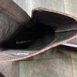 DONALD J. PLINER Vegas Brown Leather Studded Heeled Boots Size 7 Photo 10