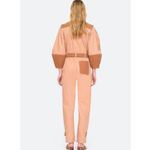 Sea New York Gabriette Clay Balloon Sleeve Belted Utility Jumpsuit New Orange Size 0 Photo 1