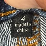 CAbi Womens Dark Wash Low Rise Patch Work Slim Boyfriend Jeans 4 Photo 10