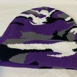 Purple Camouflage Beanie Photo 0