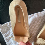 Diane Von Furstenberg DVF Alderny Storm Glitter Metallic Suede Flats Photo 2