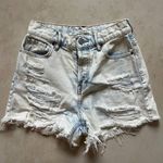 PacSun Capri Blue Denim High Waisted Icon Shorts Size 25 Photo 3