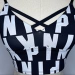PINK - Victoria's Secret PINK VICTORIA’S SECRET Ultimate Unlined Bralette XS Black White Graphic Photo 2