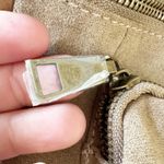 AHDORNED Crossbody Sling Bag Tan Faux Suede Belt Bag Fanny Pack NWOT Fall Photo 6