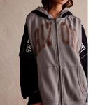We The Free  x Free People Retro Remade Tucson Arizona Oversized Patchwork Hoodie Photo 2
