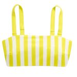 Old Navy NEW Multi Tie Dye Yellow Stripe Reversible Bandeau Bikini Small/Medium Photo 9