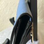 Kate Spade : Blue & Black Wallet - 10 card slots- coin area- Gold tone Photo 4