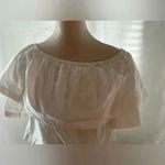 Mud Pie NWT  Elegant Off-Shoulder White Top Photo 5