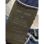 Ed Hardy Dark Wash Blue Denim Cotton Blend Zip Fly Jeans Women's Size 16 Photo 9